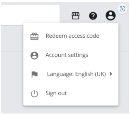 How do I redeem an access code?